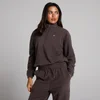 Pile con zip 1/4 e collo alto MP donna - Cioccolato