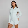 Giacca MP donna Tempo Ultra senza cuciture con zip intera - Blu aura