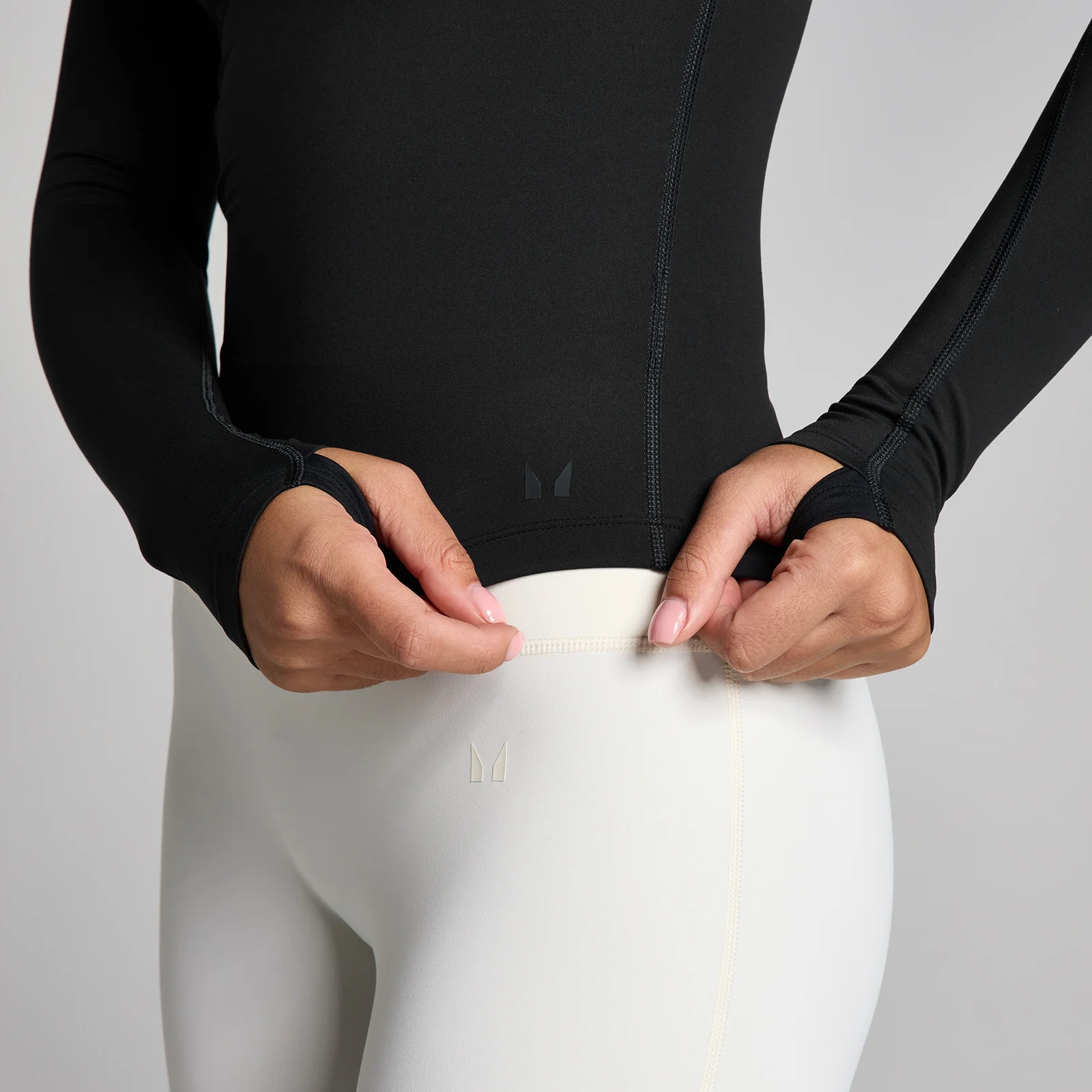 MP Donna Tempo Long Sleeve Collared Top - Nero - M Immagine 4
