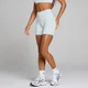 Pantaloncini da ciclismo senza cuciture Tempo Ultra MP donna - Azzurro intenso