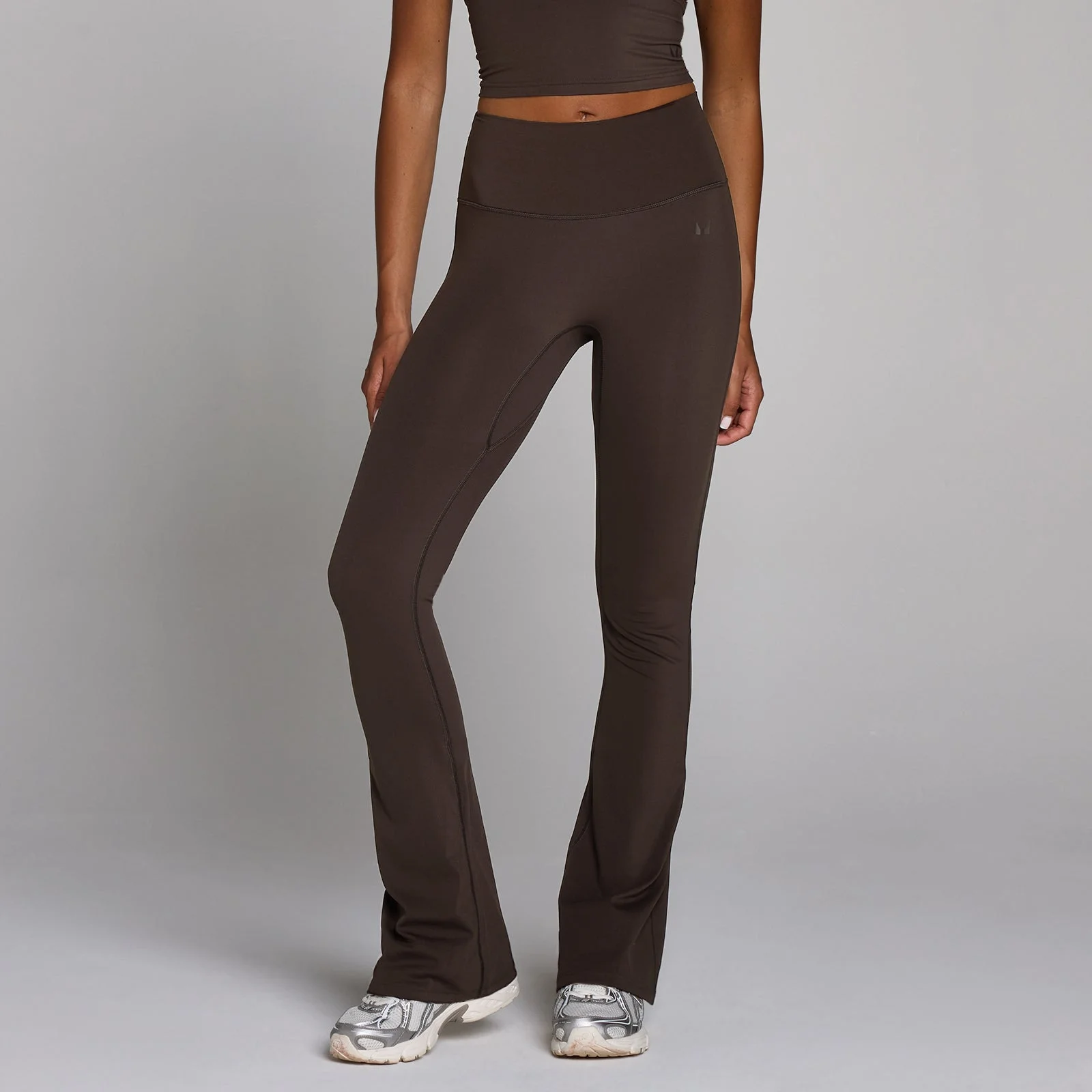 Leggings a zampa MP Tempo Tall donna - Cioccolato - L Immagine 1