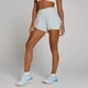 Short da running MP donna Tempo Ultra con pieghe - Aura blu