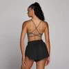 Reggiseno sportivo MP donna Tempo con schiena a bretelle regolabili - Grigio scuro