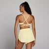 Reggiseno sportivo MP donna Tempo con schiena a bretelle regolabili - Crema burro