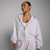Felpa con cappuccio e zip MP donna lifestyle - Polvere di gesso