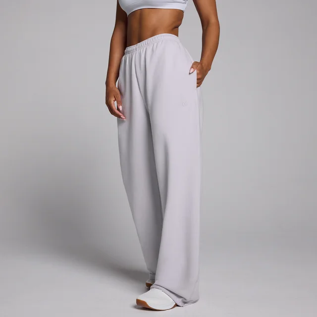 Joggers a gamba dritta MP donna lifestyle - Polvere di gesso