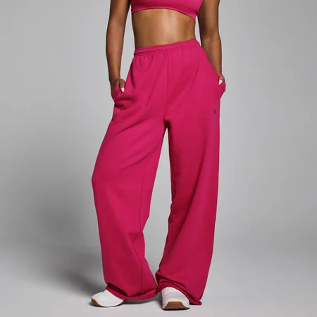 Joggers MP donna lifestyle a gamba dritta - Bacca intensa