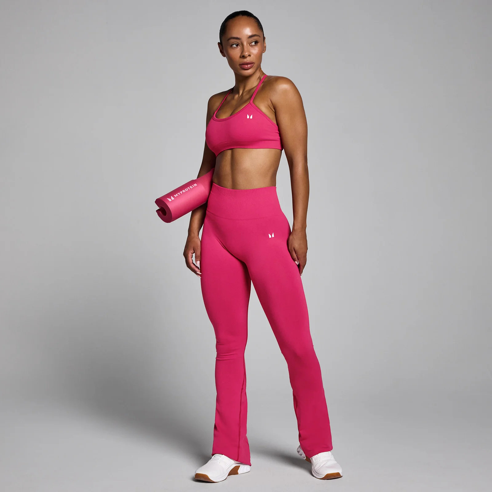 Leggings MP donna Tempo senza cuciture a zampa - Bacca intensa - S Immagine 3
