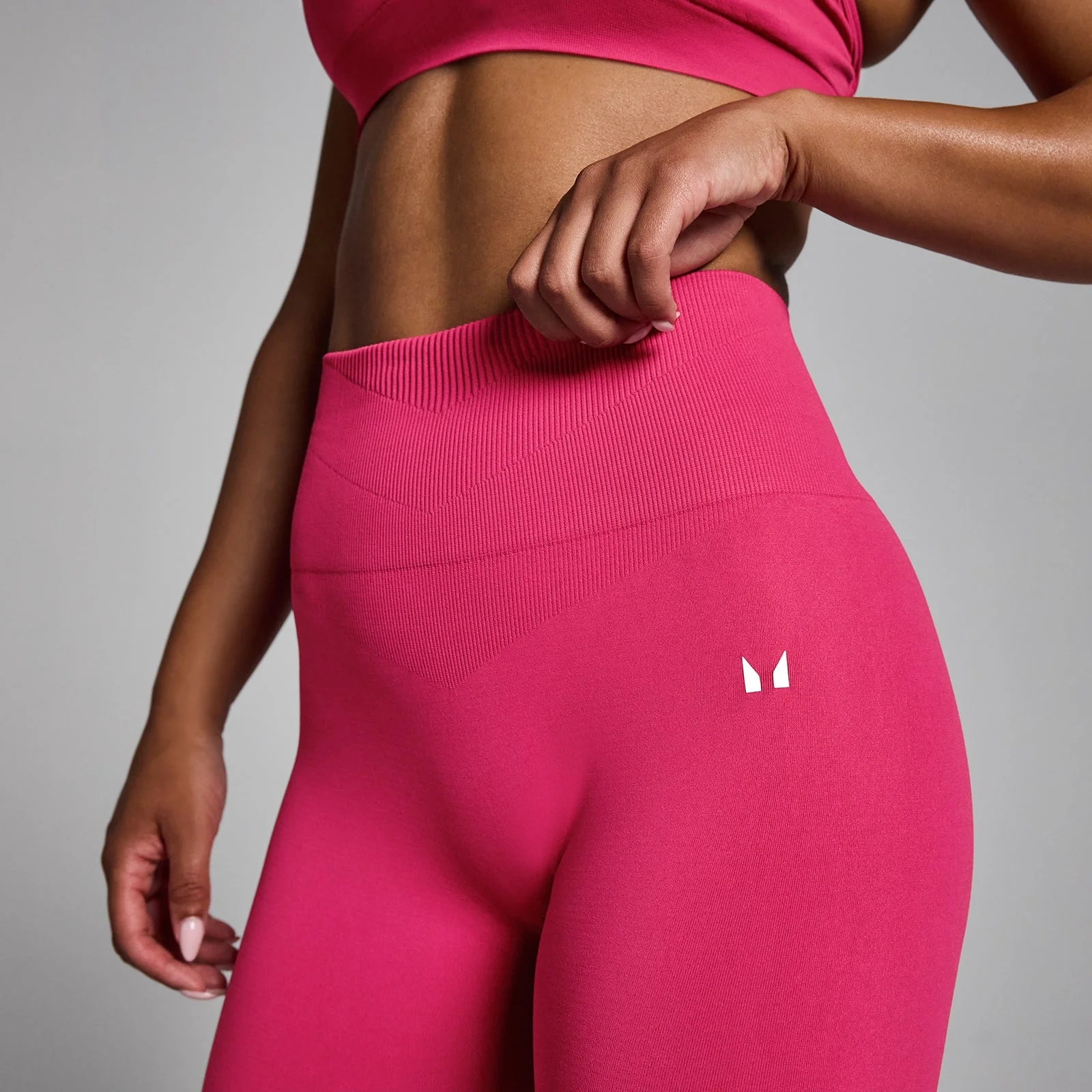 Leggings MP donna Tempo senza cuciture a zampa - Bacca intensa - S Immagine 4