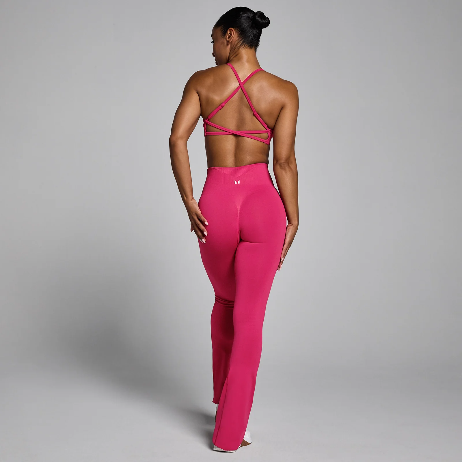 Leggings MP donna Tempo senza cuciture a zampa - Bacca intensa - S Immagine 2