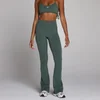Leggings a zampa MP donna Tempo - Verde nuvola