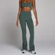 Leggings a zampa MP donna Tempo - Verde nuvola