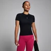 T-shirt aderente senza cuciture MP Lift donna - Nero