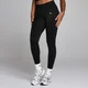 Leggings donna MP senza cuciture con effetto scrunch invisibile - Nero slavato