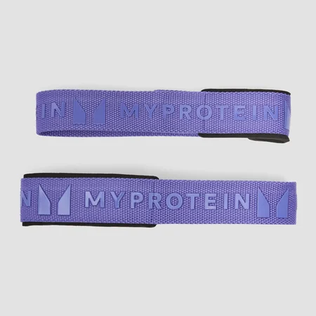 Fasce da sollevamento Myprotein con grip in silicone e custodia - Indaco intenso