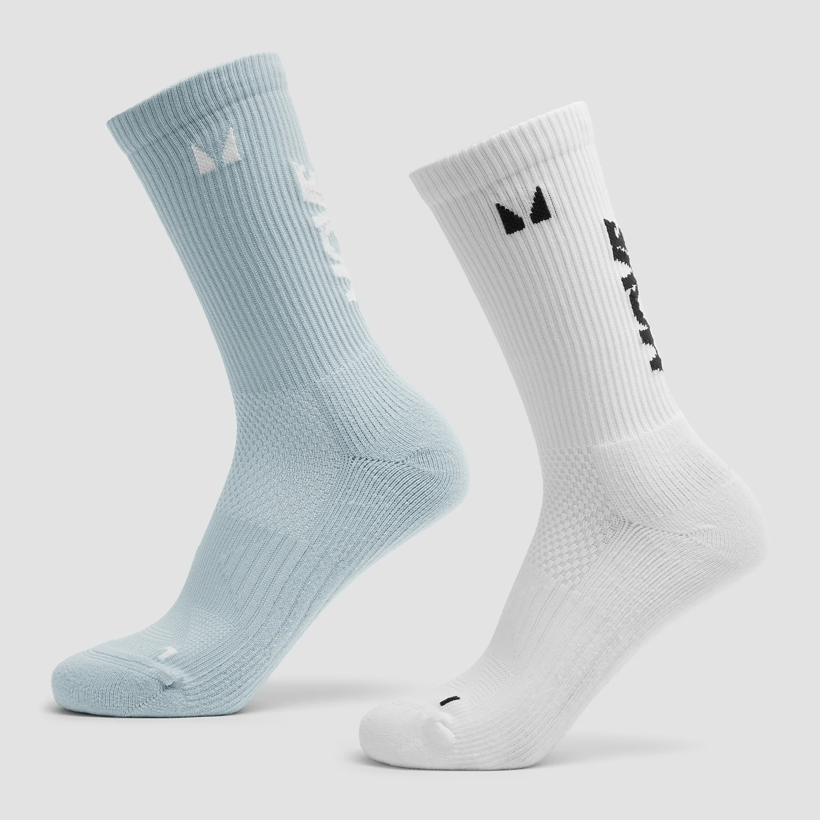 Calze da running MP Move Club (confezione da 2) - Azzurro baby/bianco - UK 2-5 Immagine 1