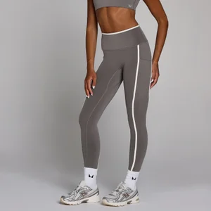 Leggings MP donna Velocity a contrasto - Grigio cenere - Size M