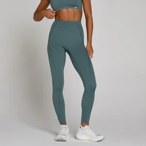 Leggings MP donna Tempo Ultra con cuciture curve - Blu Future - Size S