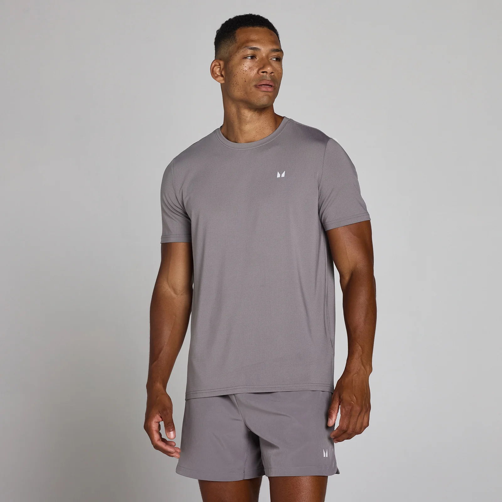 MP Men's Training Grid T-Shirt - Graphite - XS Immagine 1