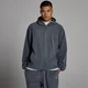 Felpa con cappuccio MP uomo in pile con zip a 1/4 - Granito