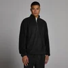 Felpa in pile MP uomo con zip 1/4 - Nero