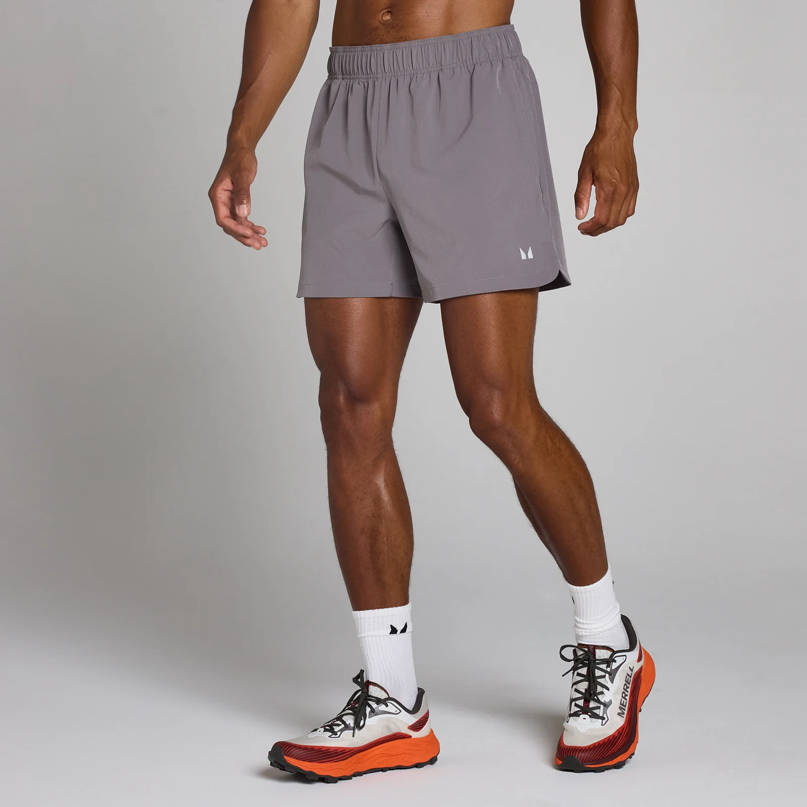 Short MP uomo da allenamento 5" tessuto - Grafite - XS Immagine 1
