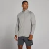 Felpa con zip MP uomo Training Ultra con retro a griglia - Grigio gesso