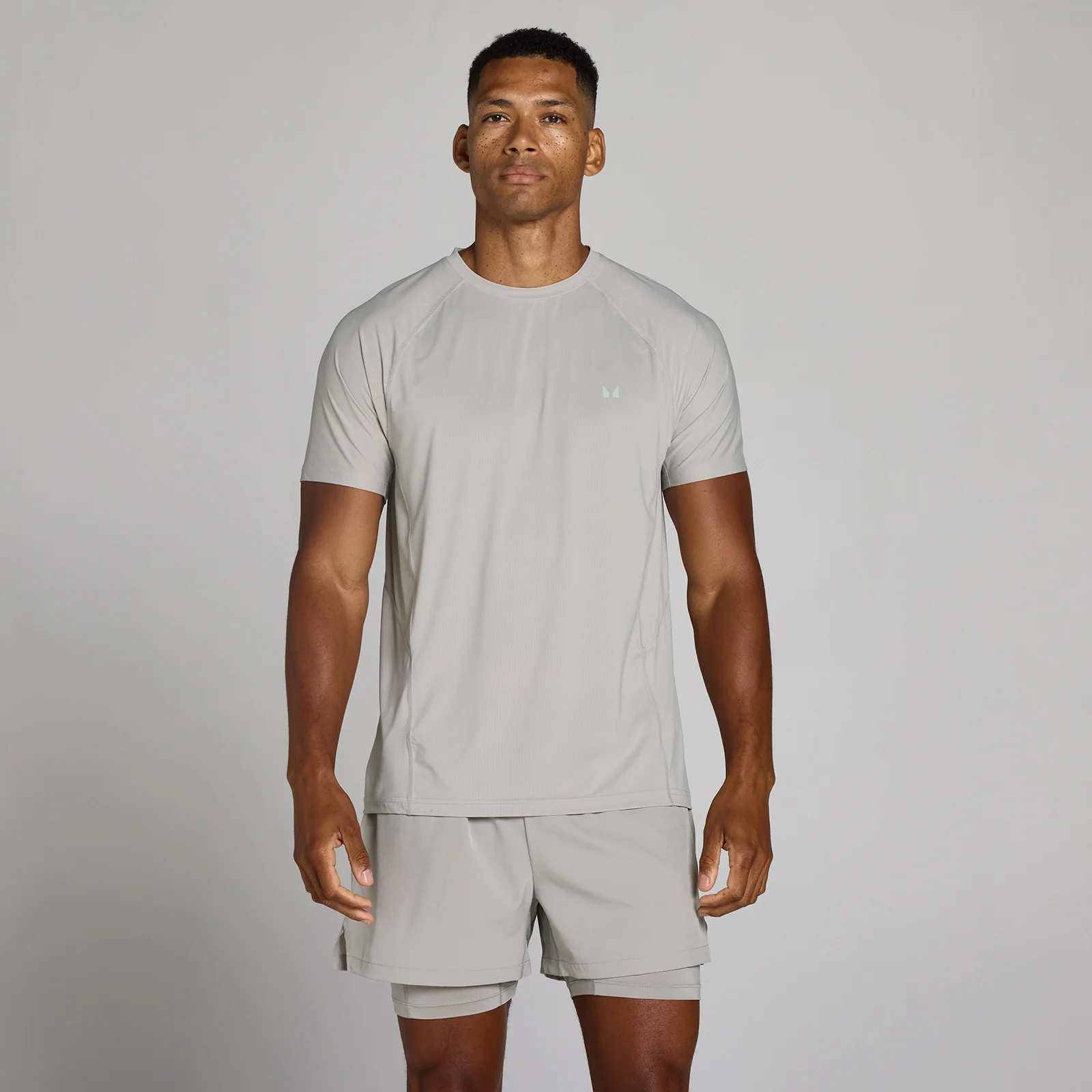 MP Men's Training Ultra Mesh T-Shirt - Chalk Grey - XS Immagine 1