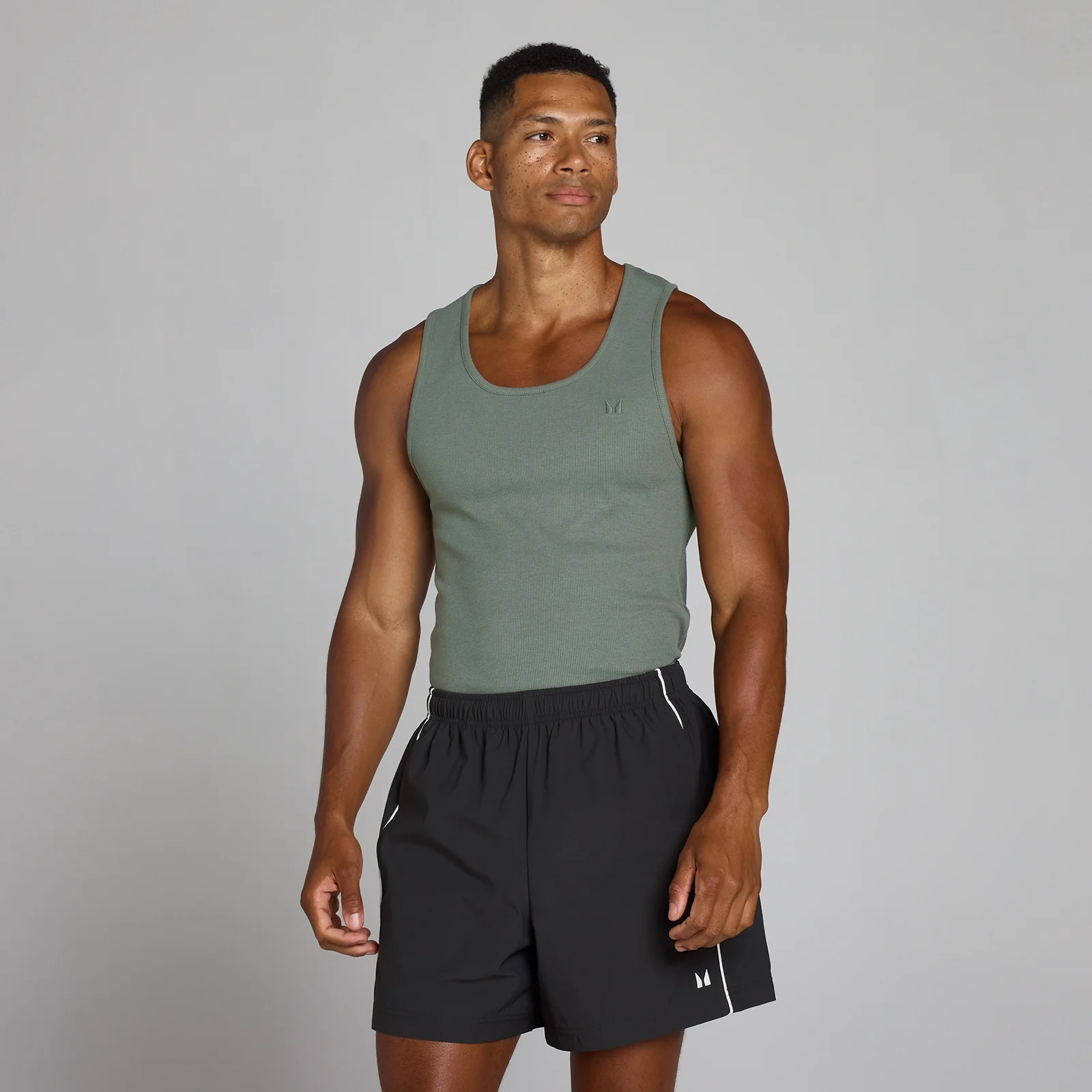 Canotta a costine MP Lift muscle fit uomo - Canna di fucile - M Immagine 1