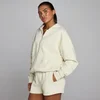 Felpa con cappuccio e zip MP donna basics - Polvere del deserto