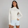 Giacca MP donna tempo ultra seamless con zip completa - Nebbia/argento