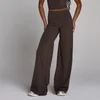 Pantaloni larghi Tempo tall donna MP - Cioccolato