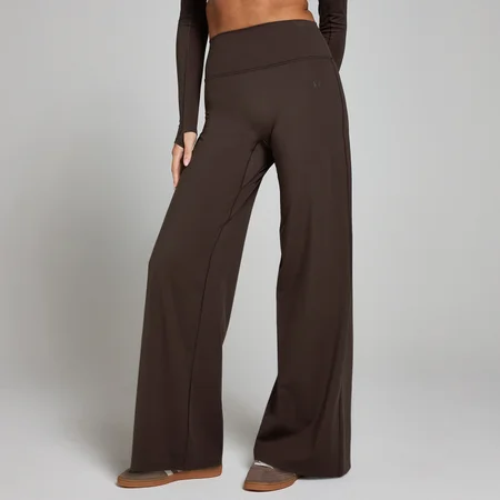 Leggings a gamba larga MP donna petite Tempo - Cioccolato