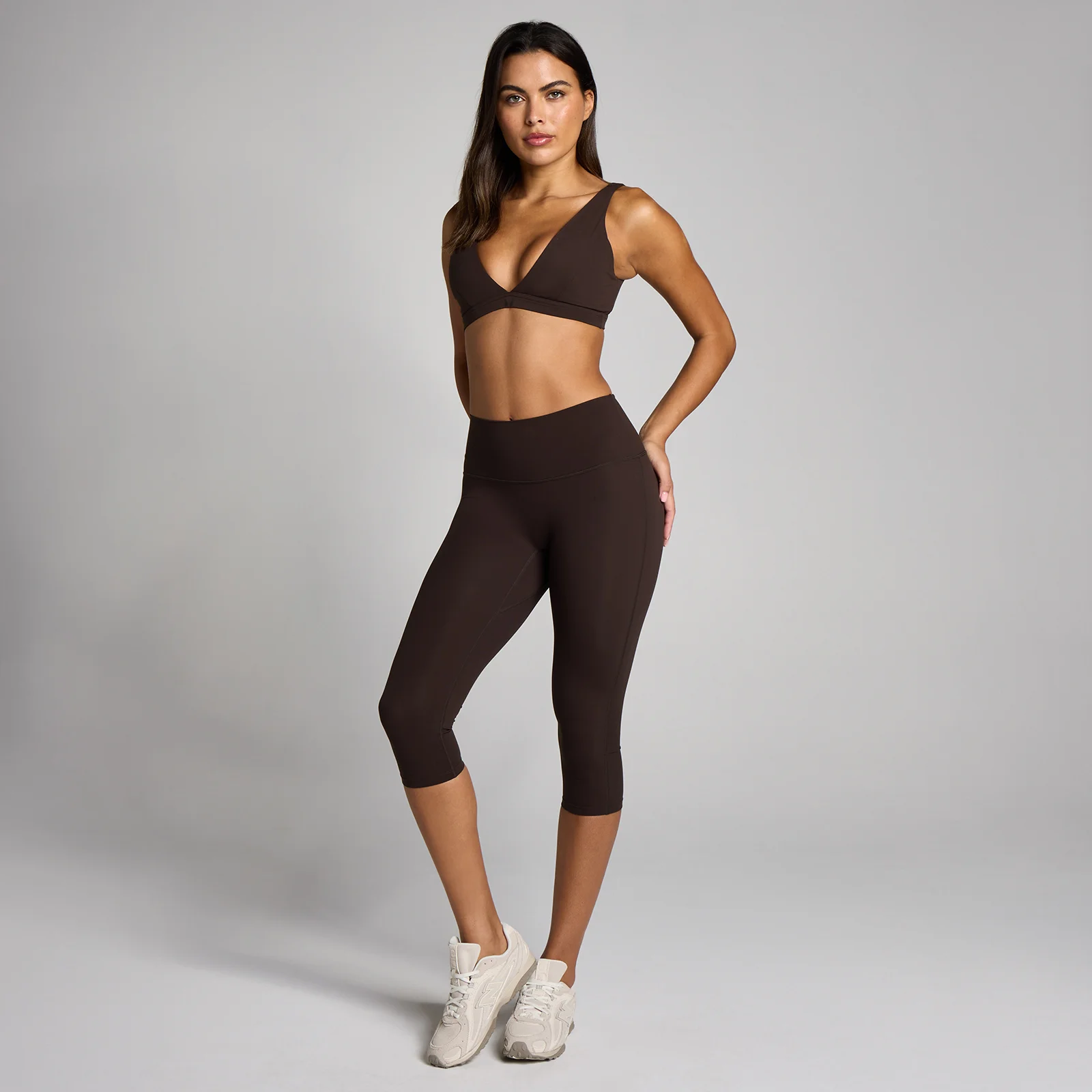 MP Donna Tempo Capri Leggings - Cacao - S Immagine 3