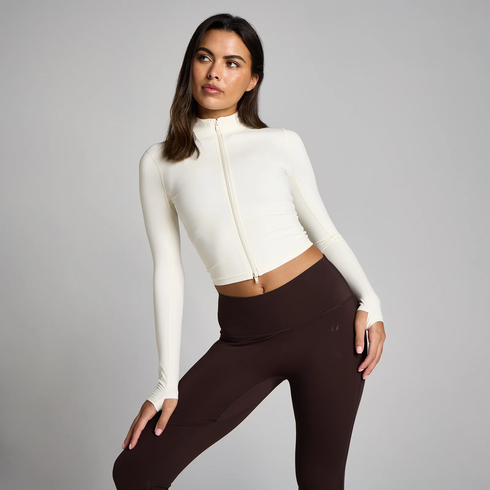 MP Donna Tempo Cropped Giacca - Vaniglia - L Immagine 1
