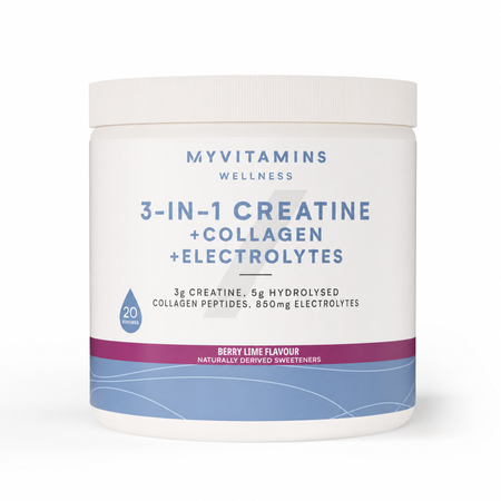 Creatina 3 in 1 + Collagene + Elettroliti