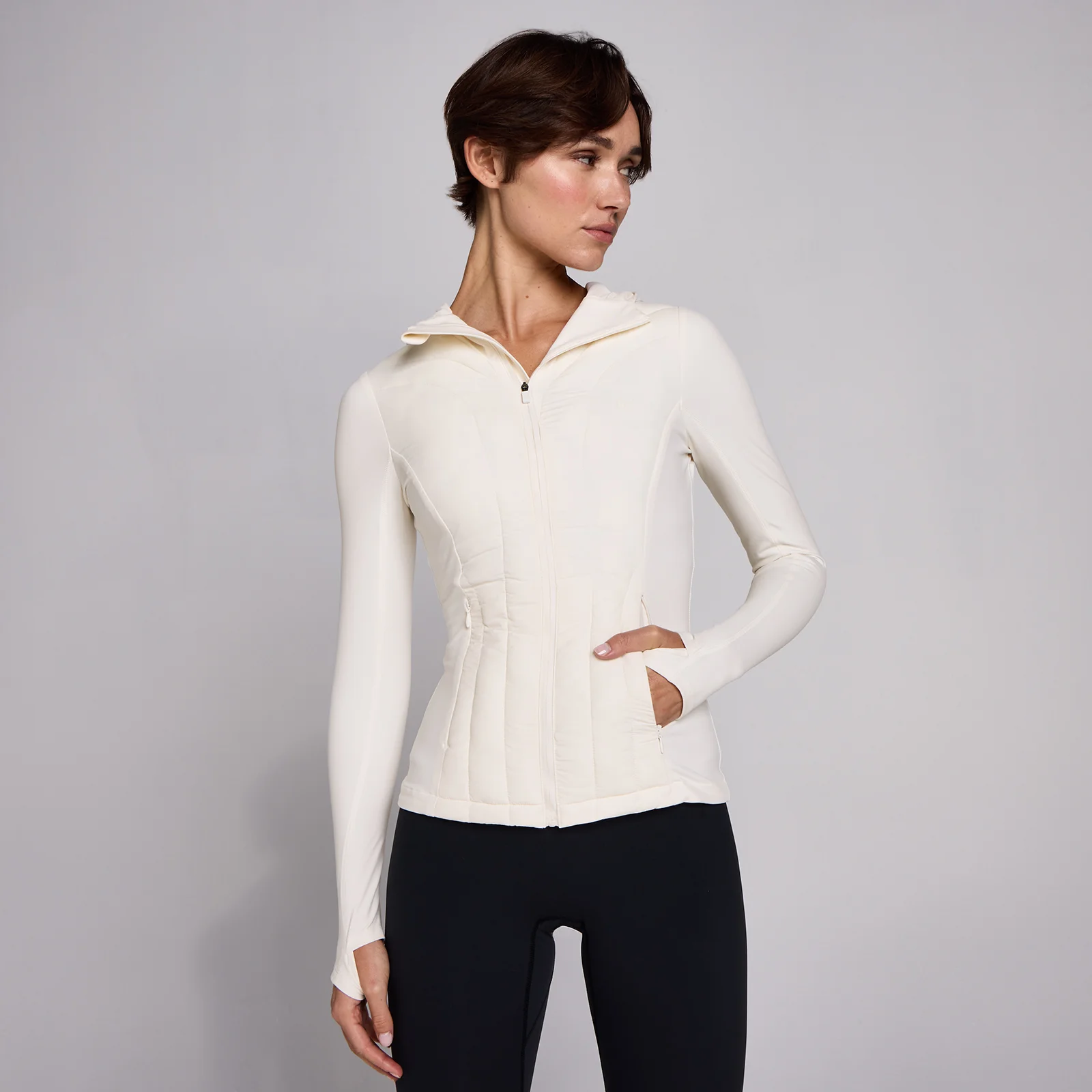 Giacca hybrid MP donna SculptForm - Pearl - XS Immagine 2