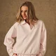 Felpa con colletto MP donna X Tatiana - Rosa pallido