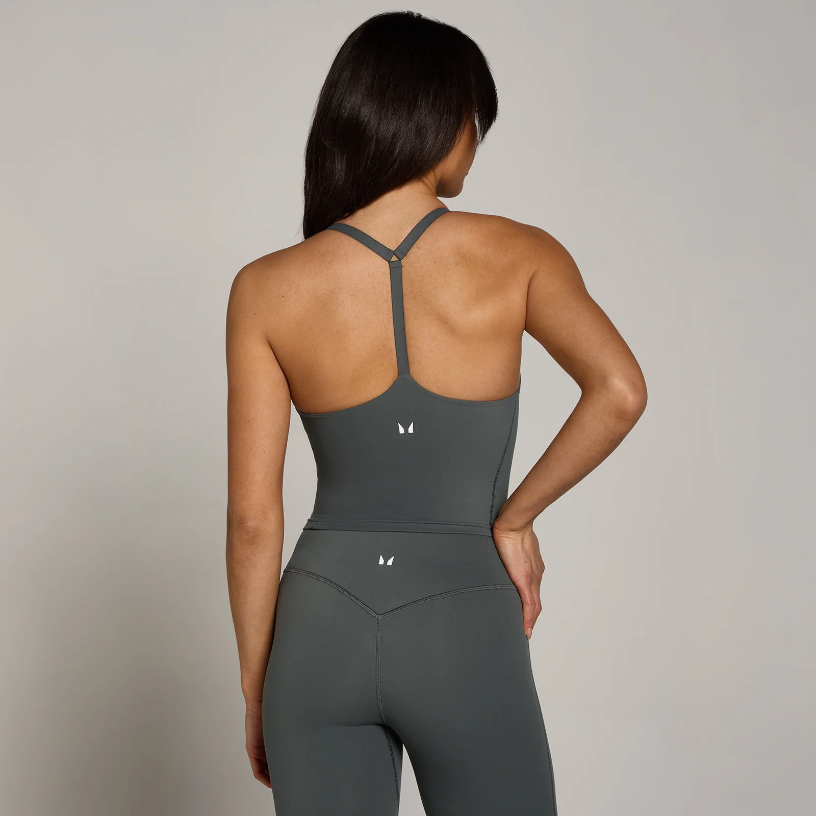 MP Women's Tempo Strappy Racerback Vest - Dark Grey - M Immagine 1
