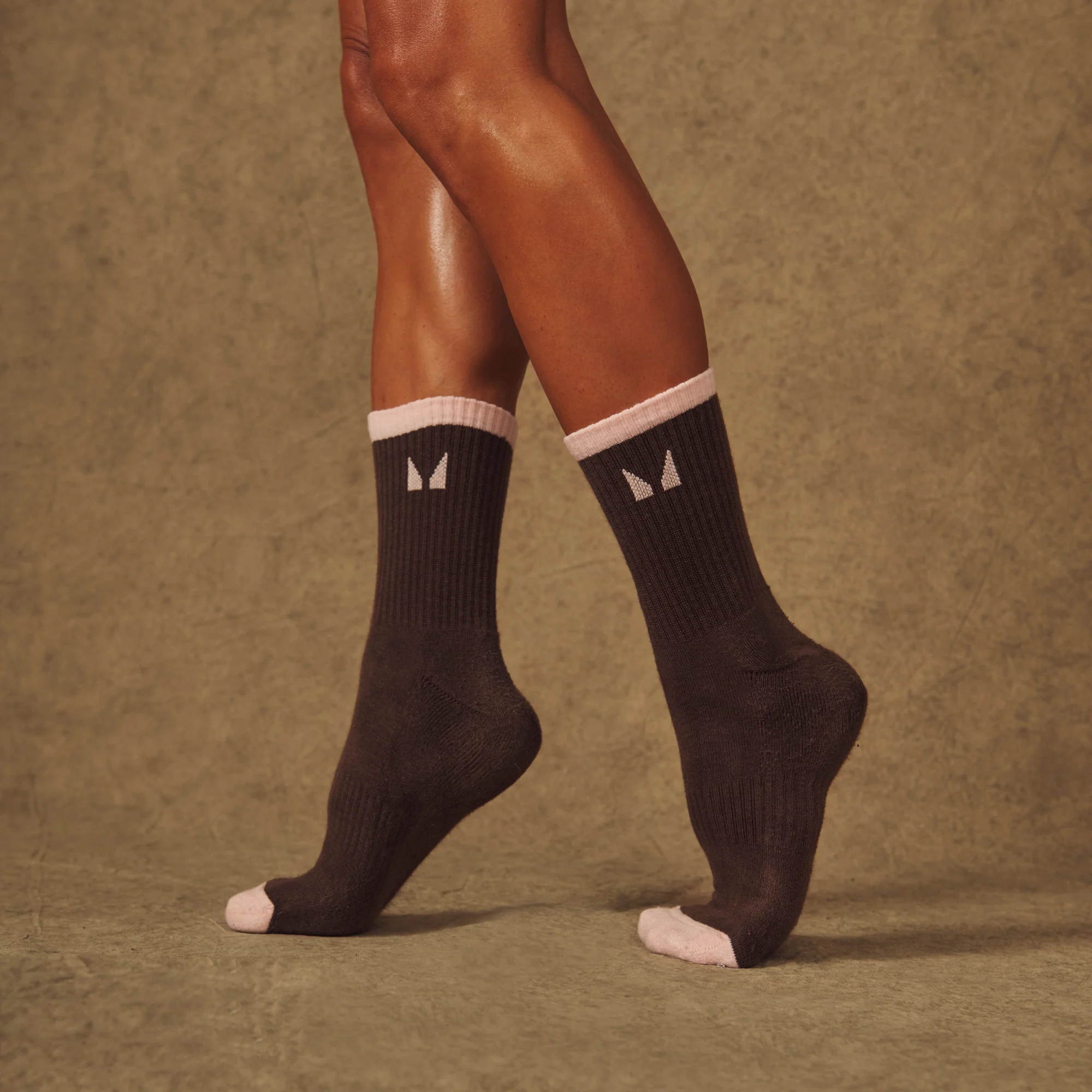 Calze a contrasto MP X Tatiana (confezione da 3) - Moca/Grigio caldo/Rosa pallido - UK 6-8 Immagine 1