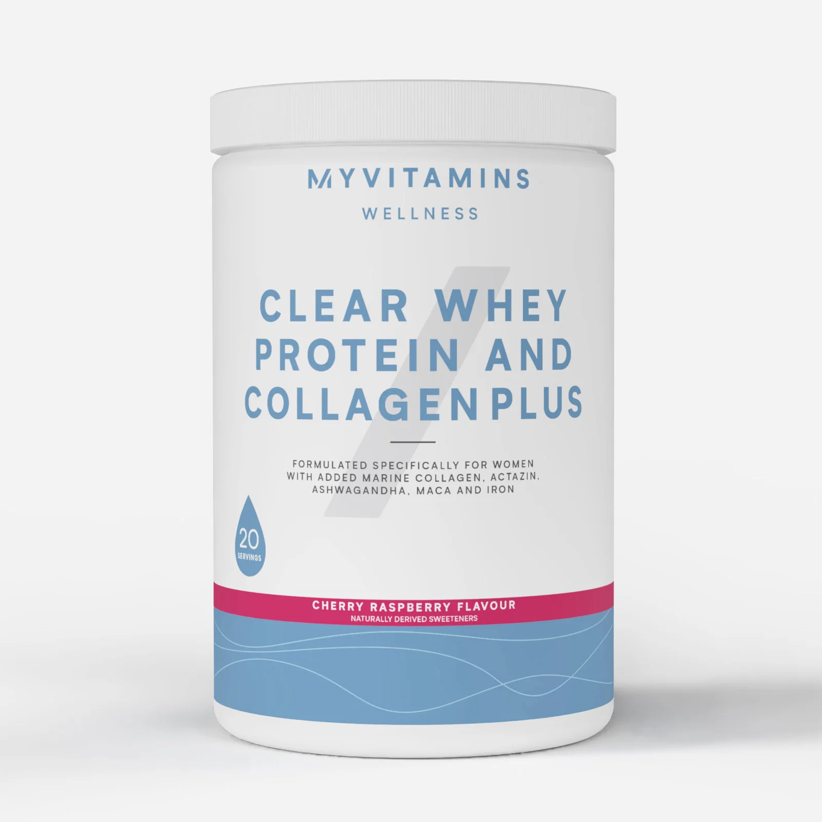 Clear Whey Protein and Collagen Plus - 486G - 20porzioni - Cherry Raspberry Immagine 1