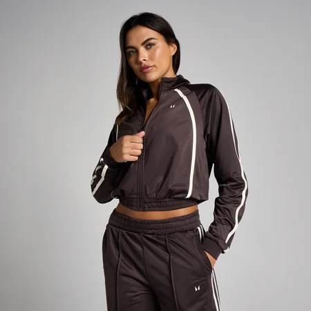 Giacca MP donna tricot track - Cioccolato/Vaniglia