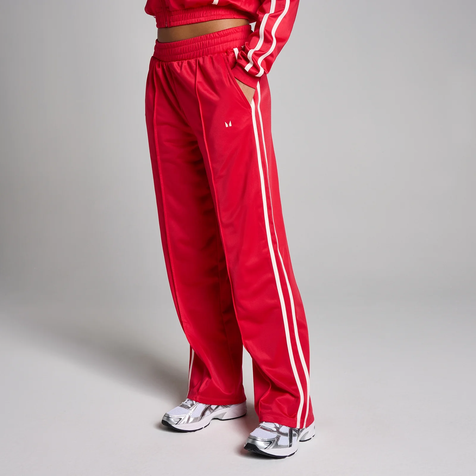 Joggers a gamba dritta MP donna tricot track - Chilli - S Immagine 1