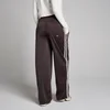 Joggers a gamba dritta MP donna tricot track - Cioccolato/Vaniglia