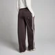 Joggers a gamba dritta MP donna tricot track - Cioccolato/Vaniglia