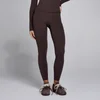 Leggings lunghi donna SculptForm MP - Cioccolato