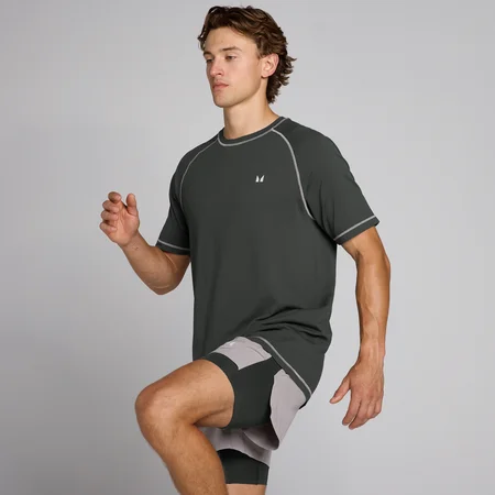 T-shirt MP Velocity Ultra Seamless uomo - Nero slavato