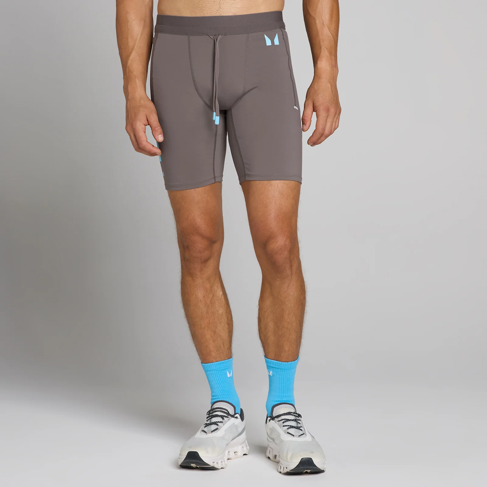Short MP Hybrid Half Tight uomo - Grigio cenere - XS Immagine 1
