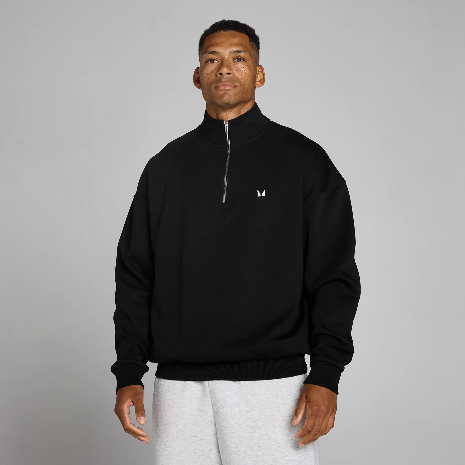 MP Men's Rest Day Oversized 1/4 Zip - Black - M Immagine 1