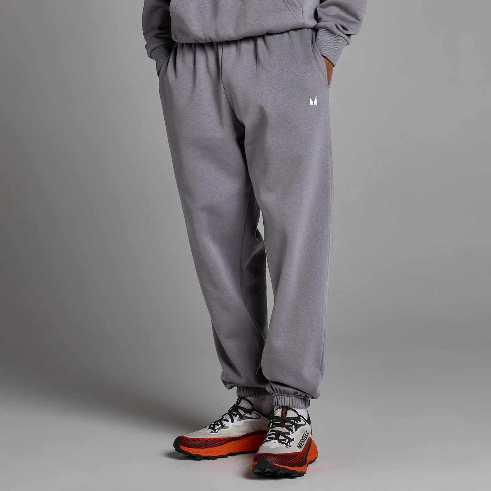 Joggers oversize MP uomo rest day - Grigio melange scuro - M Immagine 1